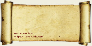 Jana Vukčević vizit kartica